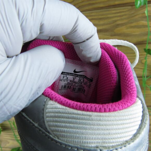 Nike Women's Prestige IV High Metallic Sneaker Silver Synthetic Size 7.5M Used - Picture 6 of 8